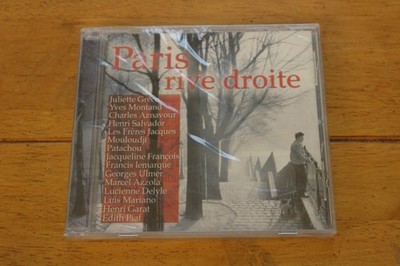 Various Artists CD Paris Rive Droite Chanson Compilation 2003 EEC Edith Piaf