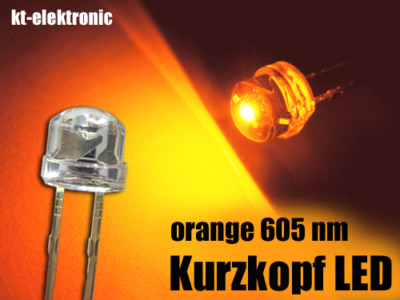 100 Stück LED 5mm UV-Licht, Kurzkopf, 390nm – Ultraviolette LEDs Für Beleuchtung, Effekte & Experimente