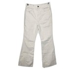 Levis Premium 70s High Flare Corduroy Pants Ivory White Womens 29 Bell Bottom
