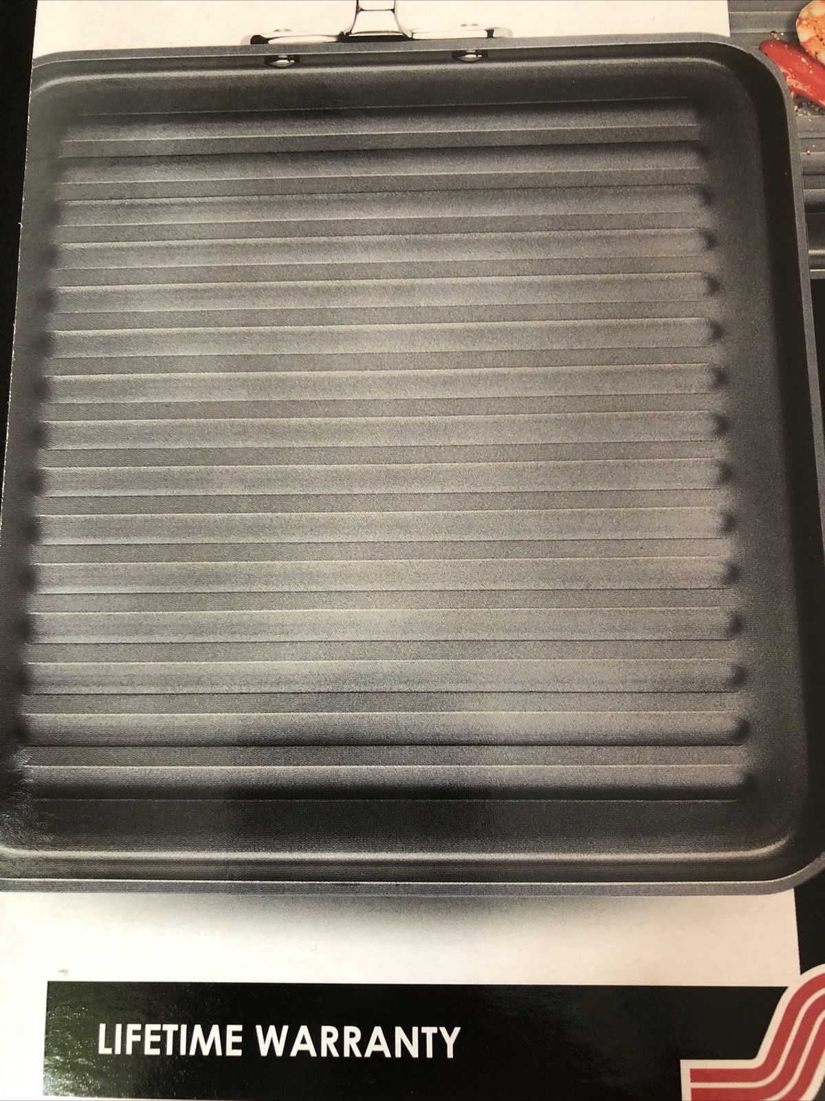New All Clad NS1 Nonstick 11in Square Grill Pan 1,5 in Depth, Excellent