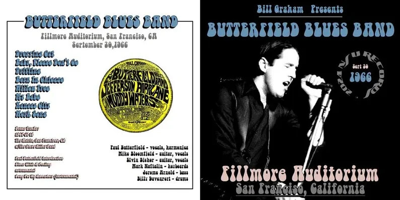 Paul Butterfield Blues Band Fillmore Auditorium 1966