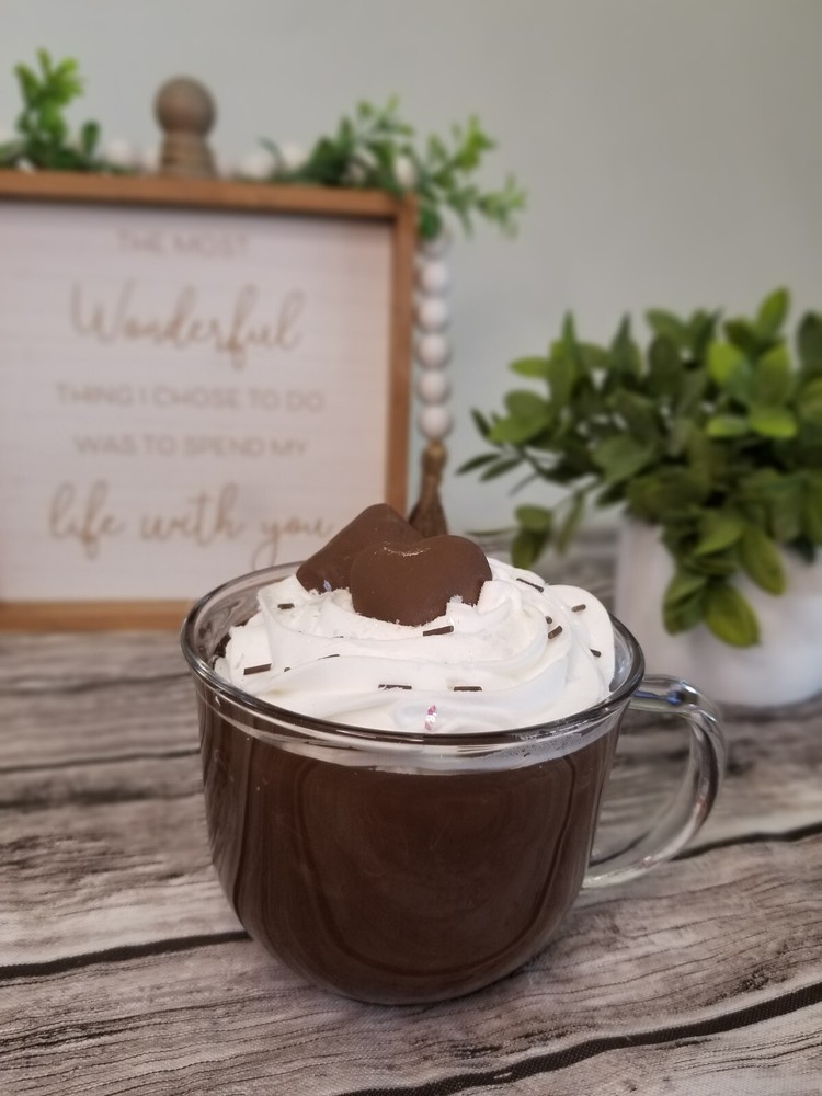 FAUX MUG HOT CHOCOLATE  FAKE FOOD PROP  FAUX COFFEE  FAUX HOT CHOCOLATE