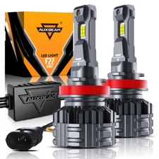 AUXBEAM H11 110W LED Headlight Bulbs Conversion Kit Low Beam 6500K Bright White