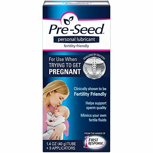 Lubricante sexual personal amigable con la fertilidad con fórmula de apoyo de esperma de PreSeed (1,4 oz)