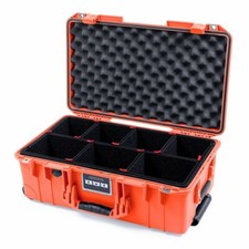 Orange Pelican 1535 case with TrekPak Dividers.