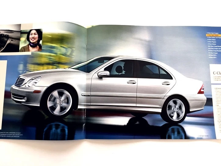 2004 Mercedes Benz 44-page Brochure Catalog - G500 G55 AMG CL500 SL500 S430 SLK Foto 3 de 4