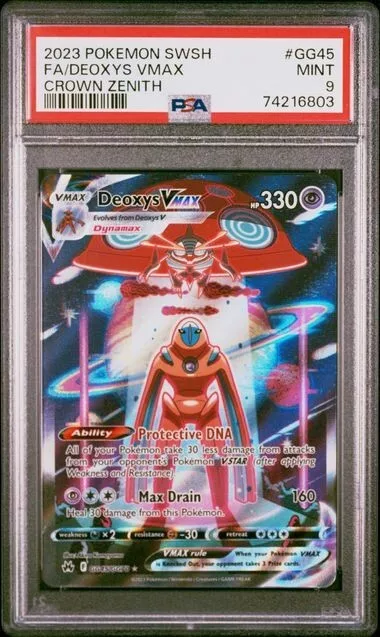 Deoxys VMax - GG45/GG70 Full Art Ultra Rare - Crown Zenith