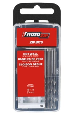 RotoZip ZB8 Standard Point Zip Bits (8 Pieces) 720361006250| eBay