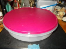 Lg Round Tupperware Covered Dish
