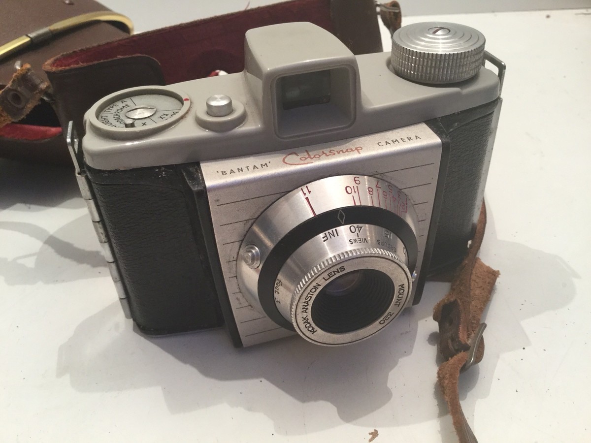 Vintage Kodak Bantam Colorsnap Camera And Case | eBay UK