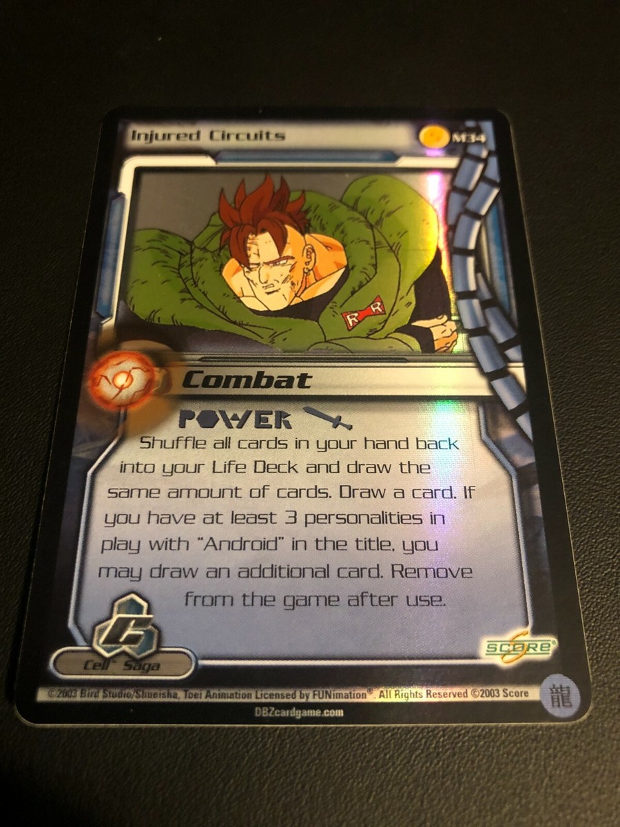 DRAGON BALL Z CCG INJURED CIRCUITS M34 MOVIE 7 SUBSET PROMO