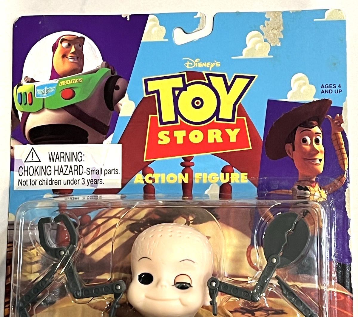 Disney Toy Story Baby Face Action Figure Thinkway Toys Pixar 1995