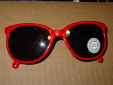 SUNGLASSES VINTAGE 1980's RETRO NEW WAVE SUMMER TIME GROOVE Plastic Frame B-2