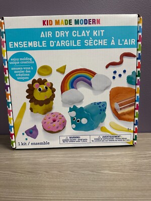 Kid Made Modern Air Dry Clay Kit 10 Different Colors - Perfect For Art Projects