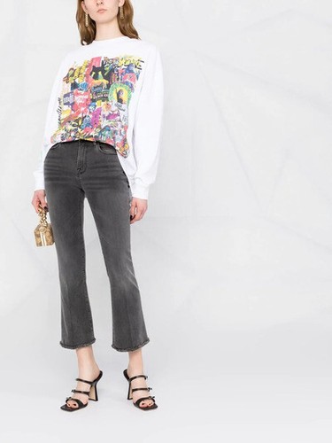 FRAME DENIM Le Crop Mini Boot High Rise 