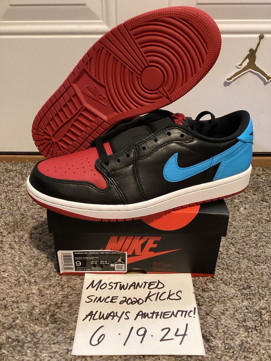 DS 2023 Nike Air Jordan Retro 1 Low Retro OG NC To Chi Women's Sz