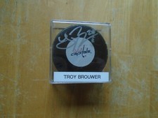 Troy Brouwer   Autographed Washington Capitals Puck