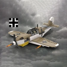 ZITIANYOUBUILD MOC-155433 WWII German Fighter 397 Parts for Ages 7 and Up