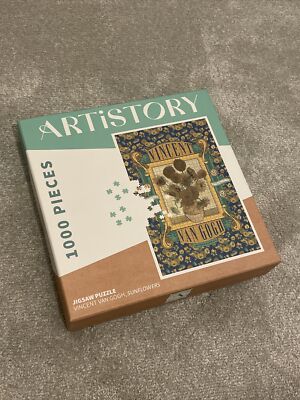 Brandneu & versiegelt Artistory Van Gogh Sonnenblumen Puzzle 1000 Teile £16