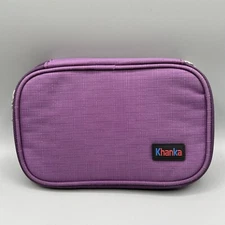 Khanka Soft Storage Carrying Travel Case Bag Video Game Handheld System Purple