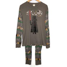 Hannah Andersson Adult Star Wars Holiday Darth Vader 2 Piece Pajama Set Size M