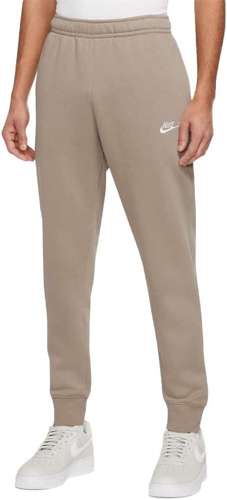 Мужская спортивная одежда Nike Club Fleece Jogger цвета хаки/белый (BV2671 247)