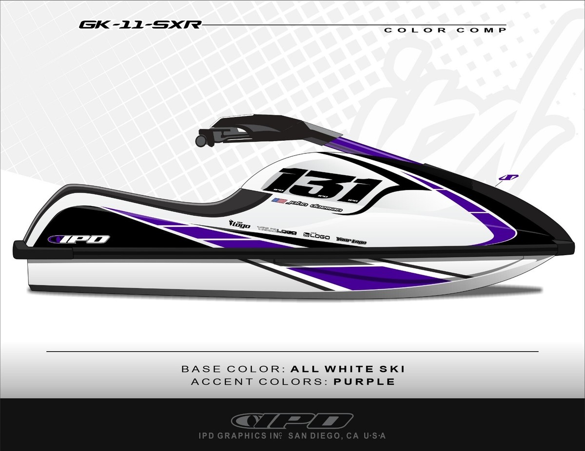 IPD Jet Ski Graphic Kit for Kawasaki 800 SXR (Tech Design) | eBay