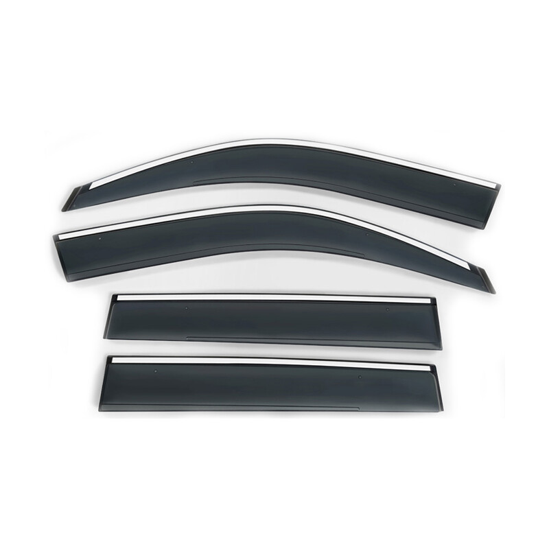 Window Visor Sun Rain Shade W/Stainless Steel Trim For Lexus GX460 GX400 201020 eBay