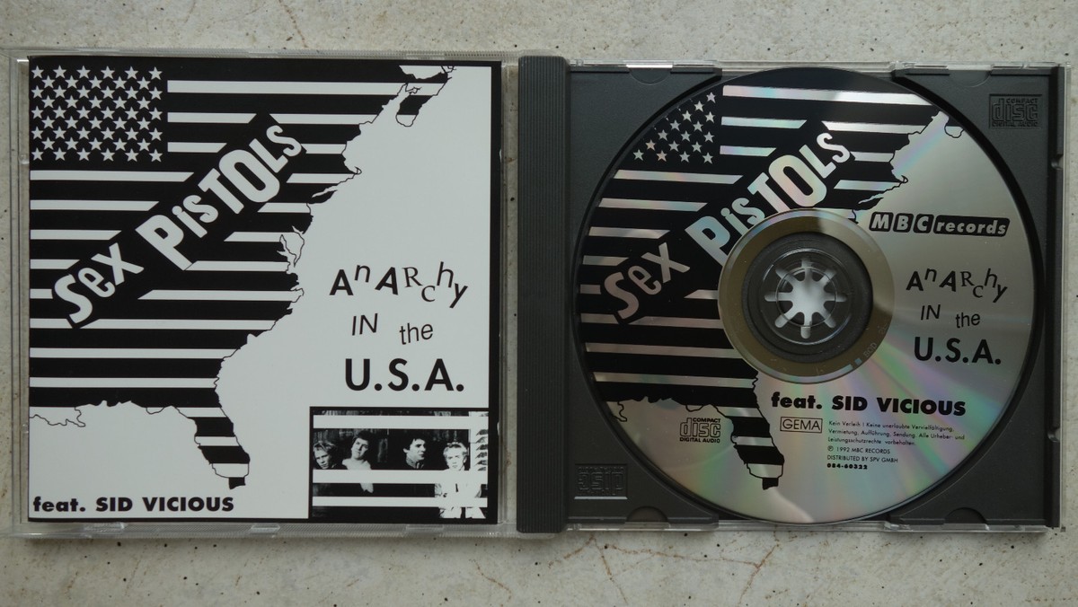 Sex Pistols Feat. Sid Vicious ‎– Anarchy In The USA CD top MBC