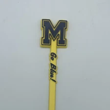 University Of Michigan Wolverines Go Blue! Swizzle Stick