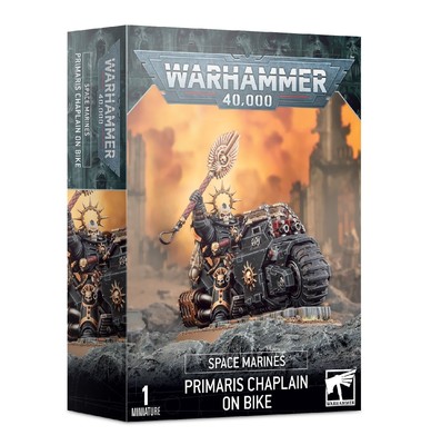 Primaris Ordenspriester auf Bike Warhammer 40k Games Workshop Tabletop Chaplain