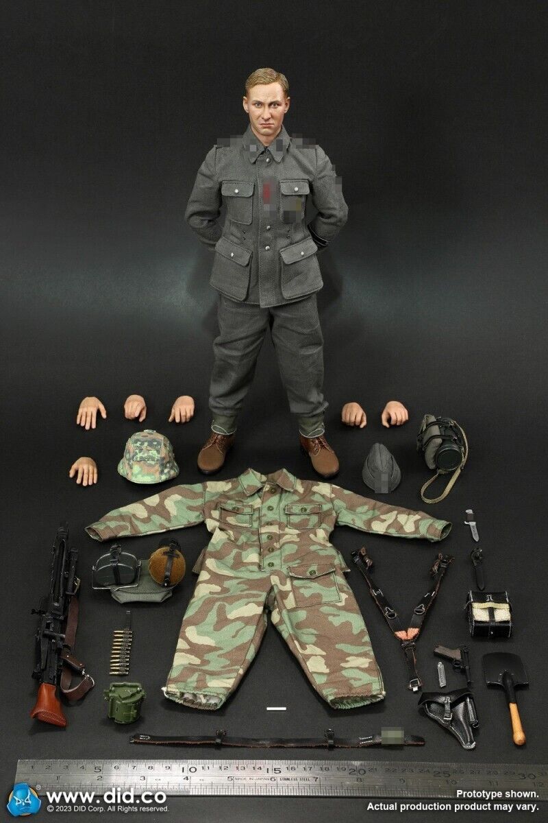 DID D80169 1/6 WII German 12th SS Panzer Division MG42 DID D80169 1/6 WII German 12th SS Panzer Division MG42