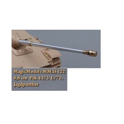 Magic Models 1/35 Jagdpanther 8.8cm Pak 43/3 L/71 Gun 1931-1950