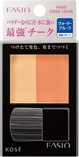 Kose FASIO Waterproof Cheek OR-1 Orange 4.5g cheek color