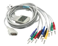 4pcs/Lot GE-Medical MAC500 1100 1200 One-piece ECG EKG Cable Banana4.0