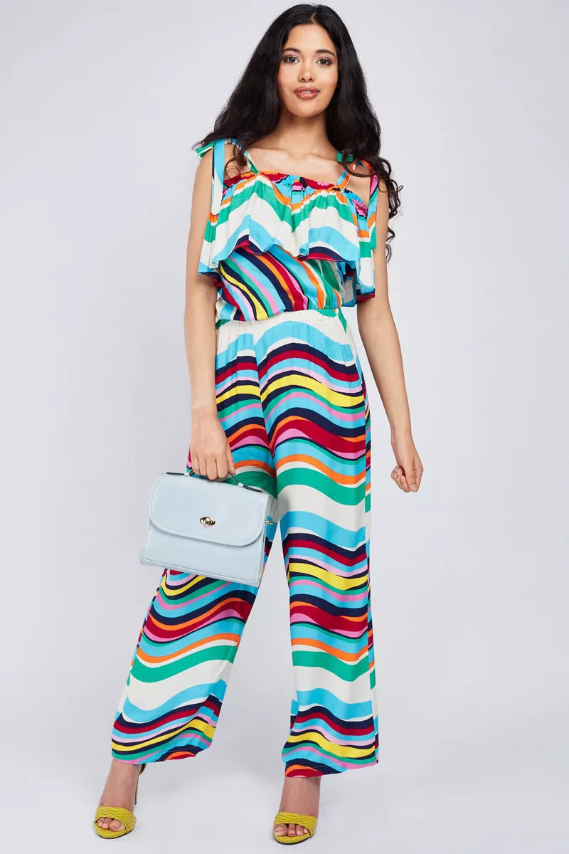 SPIRAL CANDY STRIPE JUMPSUIT SIZE 8 eBay