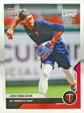 Josh Donaldson 2020 Topps Now Summer Camp Edition Wave 2 Red Parallel #'d 7/10