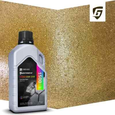 Hydro-Stain Yellow Gold Concrete Stain