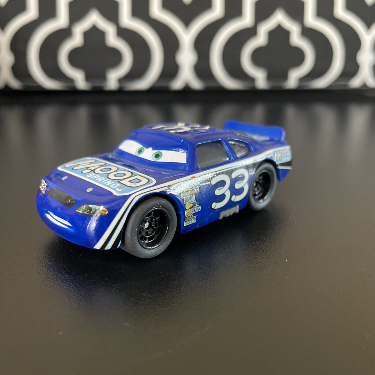 Disney Pixar Cars Mood Springs Race Car #33 Synthetic Rubber Tires