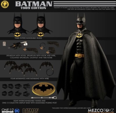 Mezco One:12 MDX Batman 1989 - Michael Keaton DC Comics New Ships