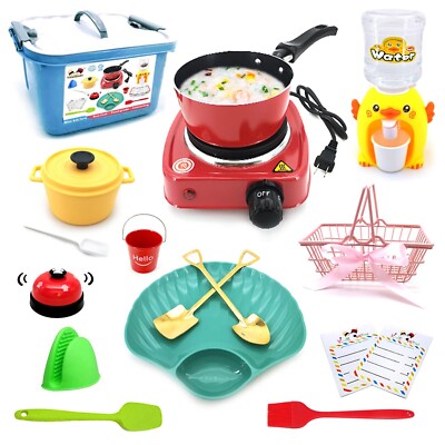 BABYHORSE Kids Junior Tiny Real Easy Cooking Kitchen Set and