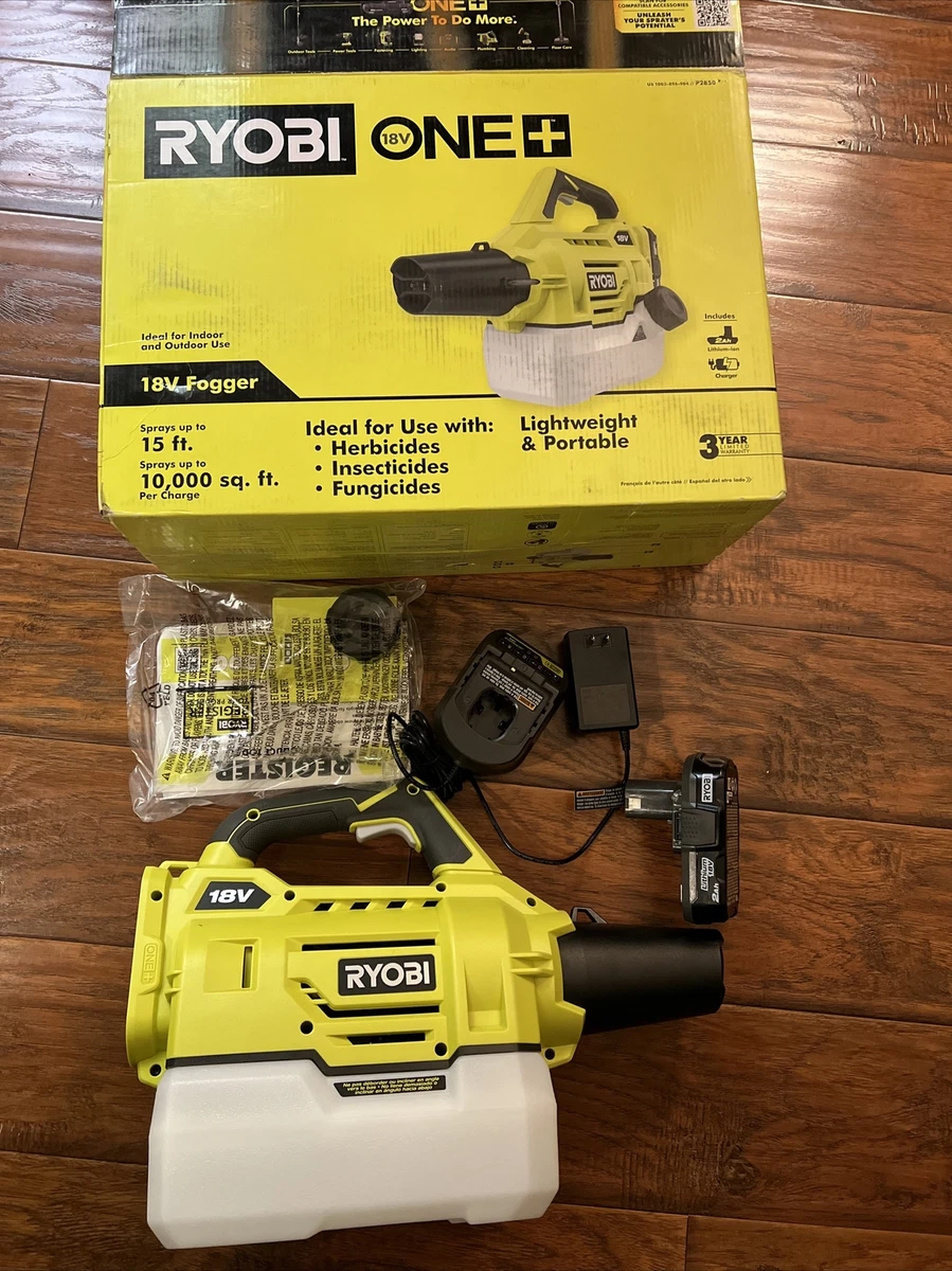 RYOBI Cordless Chemical Disinfecting Fogger/Mister With, 42 OFF