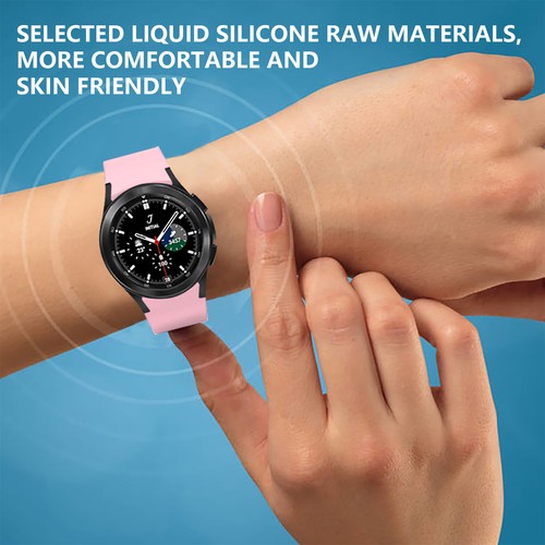 Soft Silicone Watch Band For Samsung Watch 6 5 4 40 44mm Classic 42 46 43 47 mm - Picture 21 of 31