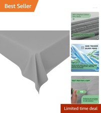 King Size Grounding Sheets - 90 Organic Cotton 10 Silver Fiber for Serenity