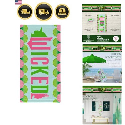 Oversized 60''x30'' Wicked Towel - Super Absorbent Cotton Bliss for All Ages