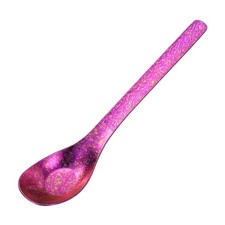 Titanium Camping Spoon Long Lightweight Backpacking Spoon, Crystal Purple