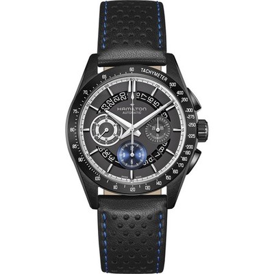 Hamilton Jazzmaster Performer Auto Chrono Schwarz Herren Armbanduhr H36646780