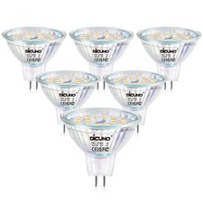 DiCUNO MR16 LED Light Bulbs, GU5.3 6 Count (Pack of 1), Warm White 2700k