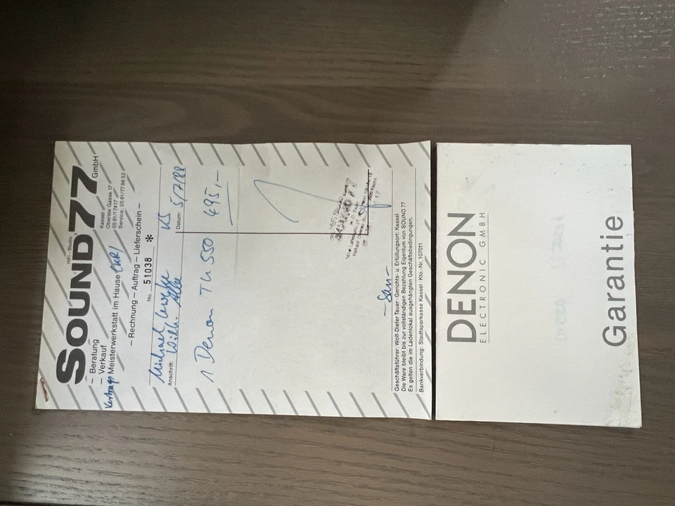 DENON TU-550 AM/FM Stereo Tuner Radio Synthesizer - Bild 4 von 4