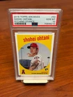 2018 SHOHEI OHTANI Topps Archives #50 AUTO Pitching PSA 10 (RC) (SP) 💎🔥💎🔥💎